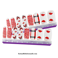 Father Christmas Nail Strips