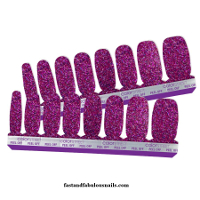 Fiji Fuchsia Nail Strips