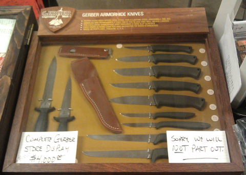 Gerber Armorhide Store Display